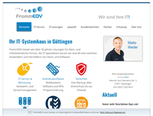Tablet Screenshot of frommedv.de